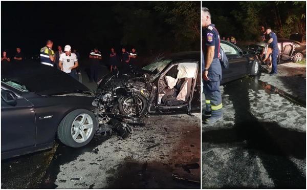 Accident cumplit în Gorj, între două maşini. Şapte persoane rănite, între care o fetiţă de cinci ani