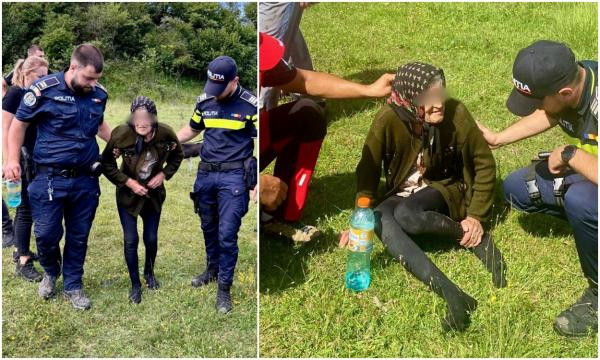 Bătrânică rătăcită prin pădure, în Mănăstirea Cașin, salvată de poliţişti după ore de căutări