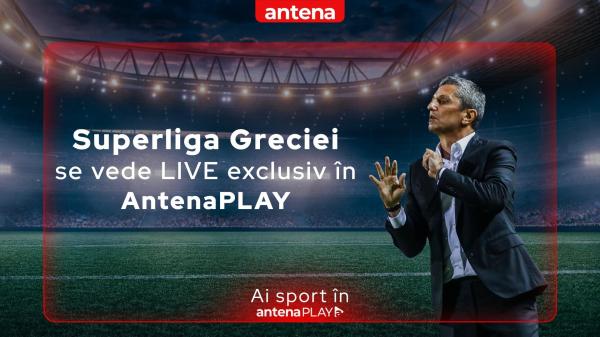 Superliga Greciei e exclusiv în AntenaPLAY. Răzvan Lucescu şi PAOK luptă pentru a-şi apăra trofeul