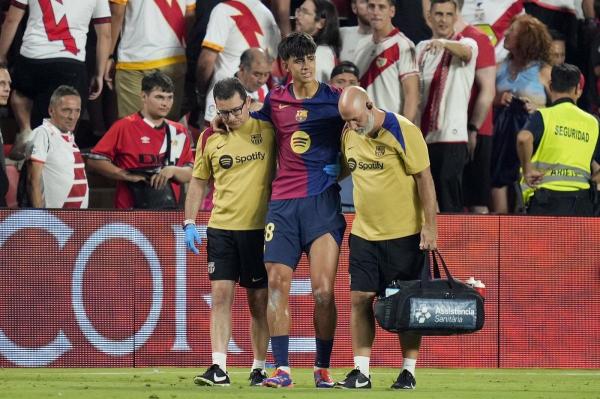 Marc Bernal, închizătorul Barcelonei, a suferit o accidentare gravă în meciul cu Rayo Vallecano