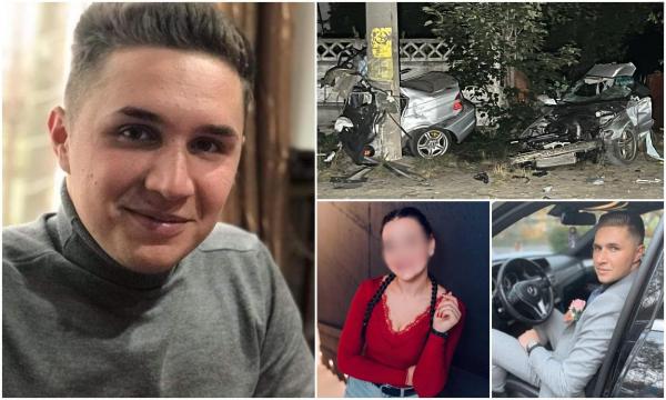 "Doamne fereşte!" Bogdan şi Rareş, doi tineri poliţişti, au murit într-un accident înfiorător. BMW-ul lor s-a rupt în două într-un stâlp, la ieşirea din Târgu Lăpuş