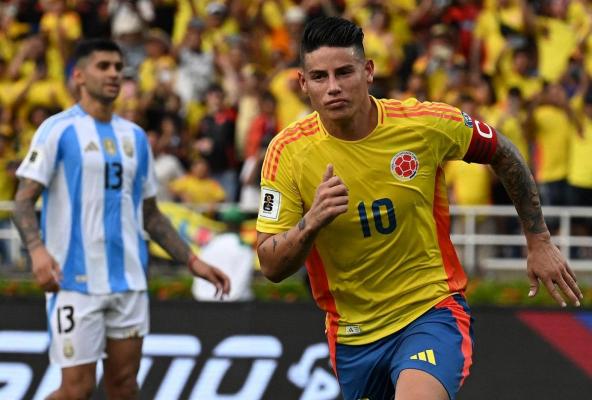 La 33 de ani, James Rodriguez a fost eroul Columbiei în meciul cu Argentina