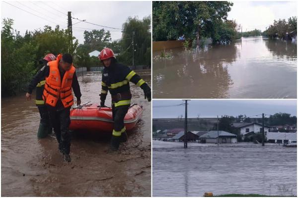 Primele decese în urma potopului. Patru persoane şi-au pierdut viaţa, luate de viituri, în Galaţi. Zeci de persoane, evacuate