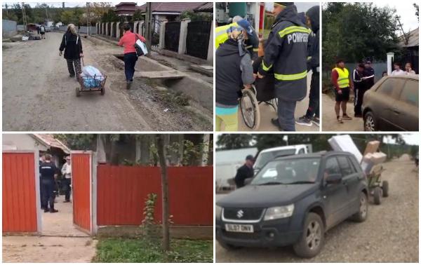 oameni evacuati în Galati, Brasov, Vaslui