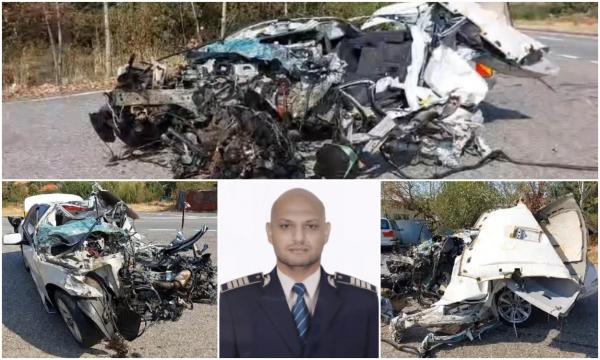 "Silviule, prea devreme". El este poliţistul mort sub roţile TIR-ului, în Mehedinţi. Avea doar 42 de ani și era tatăl unei fetițe