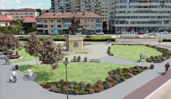 Pe ce se mai cheltuie 1 milion € din bani publici. Cum va arăta statuia de 5 m a lui Mihai Viteazul, amplasată într-un parc din Zalău