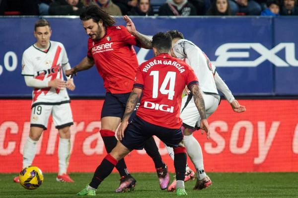 Rayo Vallecano egal Osasuna