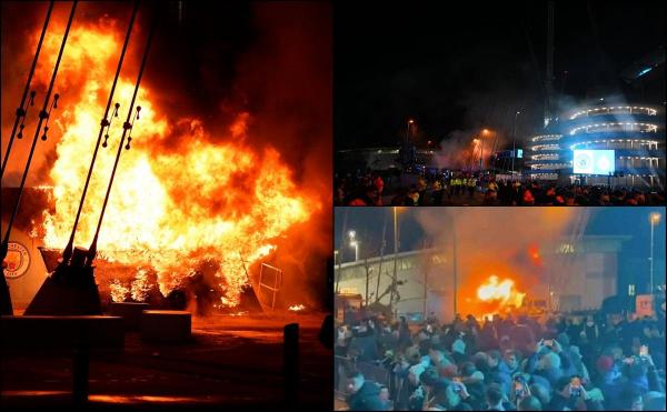 Incendiu lângă stadionul echipei Manchester City