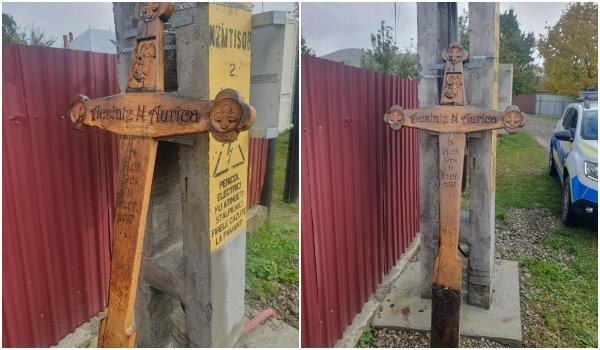 Bărbat din Neamţ, cercetat pentru profanare după ce a furat crucea soacrei ca să se răzbune pe soţie