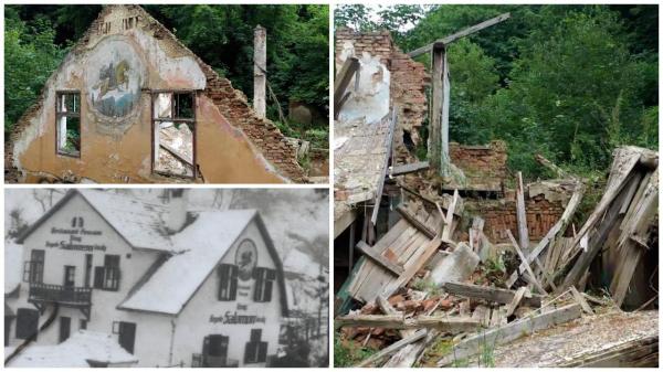 Proprietarul Hanului de la Pietrele lui Solomon promite să-l refacă după ce şi ultimul zid s-a prăbuşit