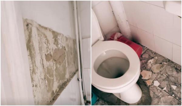 Palatului Copiilor din Arad, pericol public. O placă de faianţă a picat în capul unei fetiţe de 6 ani