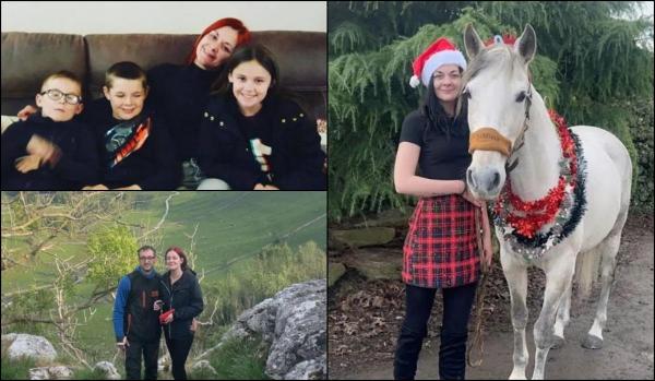 Danielle, alături de familie