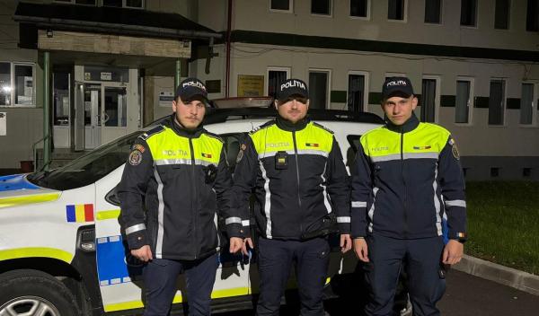 "Reacţie rapidă şi curaj". Cum au salvat 3 poliţişti din Huedin viaţa unui bărbat care voia să se sinucidă