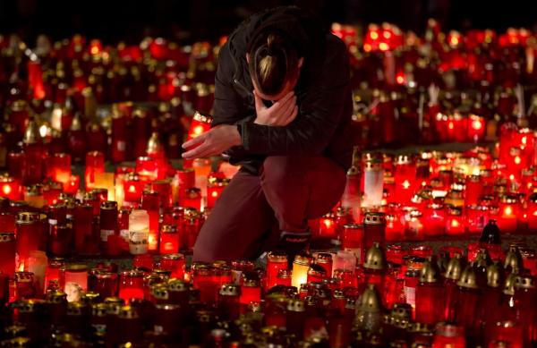 Imagini după tragedia din club Colectiv - comemorarea victimelor