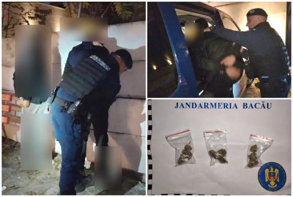 Momentul în care jandarmii "îşi dau întâlnire" cu un dealer de droguri. Cum au reuşit să îl prindă