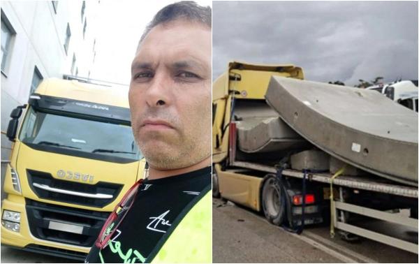 Şofer român de TIR, moarte înfiorătoare în Italia. Marian, strivit sub blocurile de beton pe care le căra