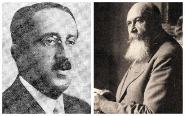 Pe 27 noiembrie 1940, Virgil Madgearu (stânga) şi Nicolae Iorga au fost asasinaţi