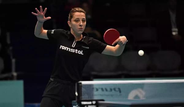 Eliza Samara, în timpul unui meci