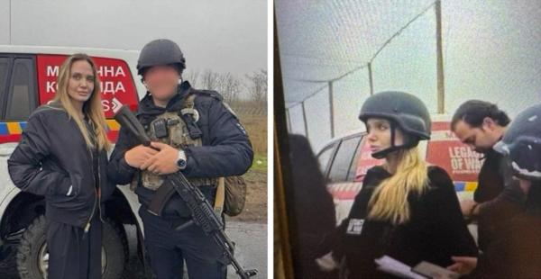 O dronă rusească a urmărit-o pe Angelina Jolie în timpul vizitei în Ucraina: "Auzi un zumzet slab din cer"