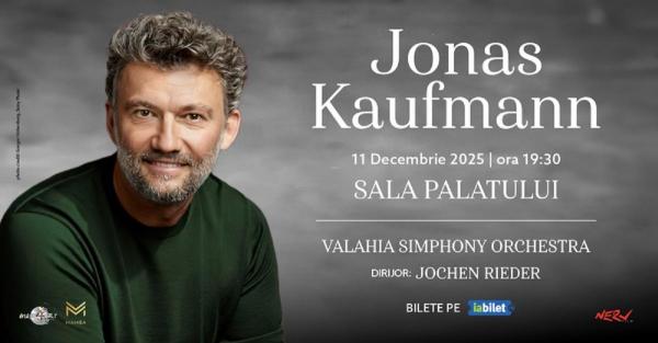 Jonas Kaufmann susţine un concert joi, 11 decembrie, la Sala Palatului din Bucureşti