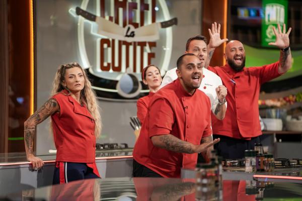 Echipa lui Chef Ștefan, victorioasă, aseară la Chefi la cuțite. Diseară, provocare triplă în arena culinară