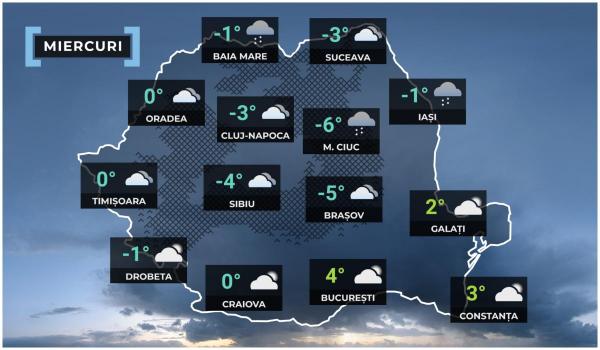 Vremea de mâine 31 decembrie în ţară