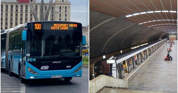 Program STB şi Metrorex de Anul Nou 2026. Cum circulă autobuzele de Revelion. Programul metroului