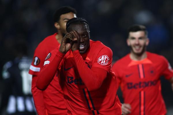 FCSB a învins din nou pe PAOK, în Europa League