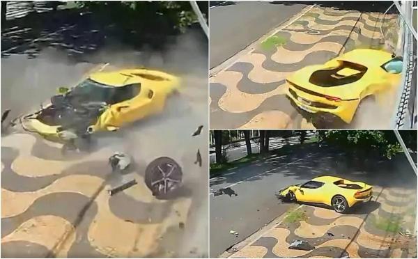 Bolidul a trecut razant, la doar 1 metru, pe lângă un bătrân