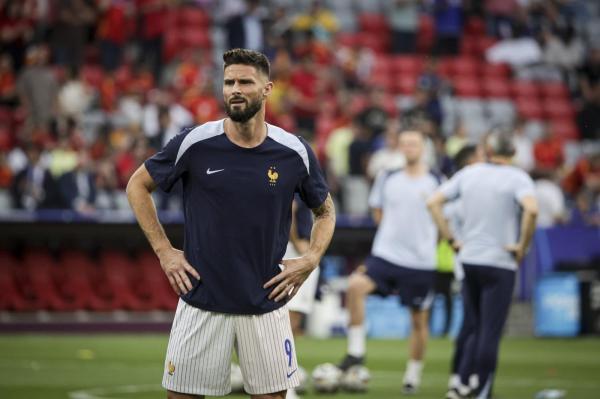 Fotbalistul Olivier Giroud, la naţtionala Franţei