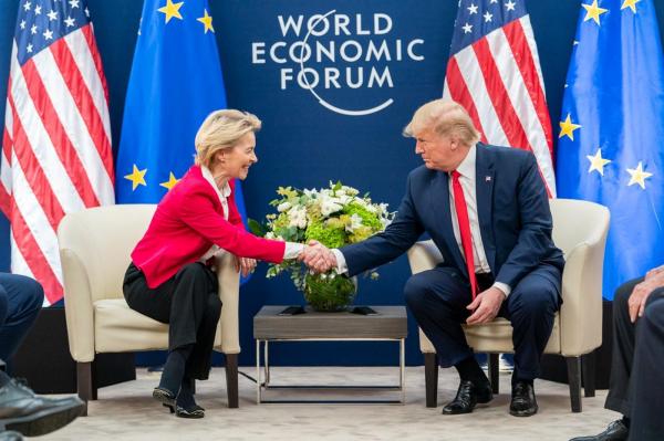 Donald Trump și Ursula von der Leyen