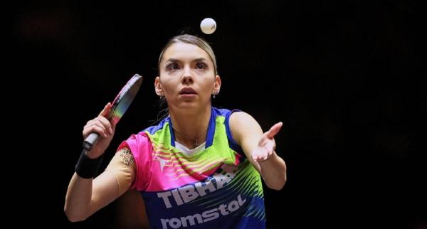Bernadette Szocs, în timpul unui meci