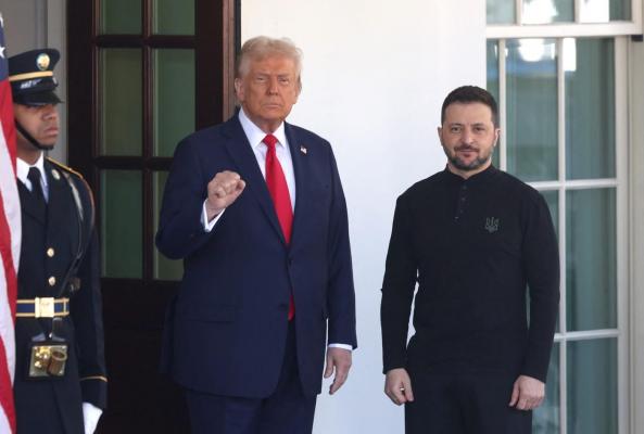 Donald Trump şi Volodimir Zelenski
