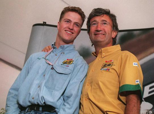 Eddie Jordan şi Ralf Schumacher