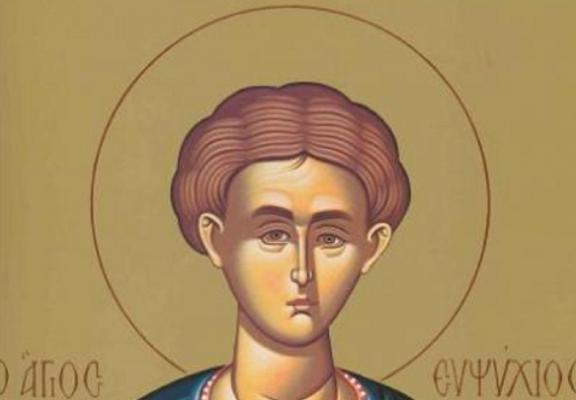Sfântul Mucenic Eupsihie este prăznuit pe 9 aprilie