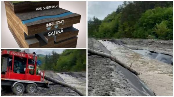 Salina Praid, afectată de inundaţii, rămâne închisă