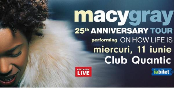 Legendara Macy Gray susţine un concert miercuri, de la ora 20.00, în Quantic Pub din Bucureşti