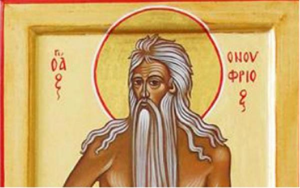 Sfântul Cuvios Onufrie cel Mare este prăznuit pe 12 iunie