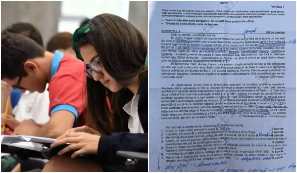 Subiecte la Istorie de la BAC 2025. Ce le-a picat elevilor la punctul III