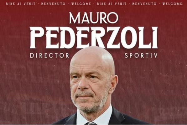 Italianul Mauro Pederzoli este noul director sportiv al echipei de fotbal Rapid Bucureşti