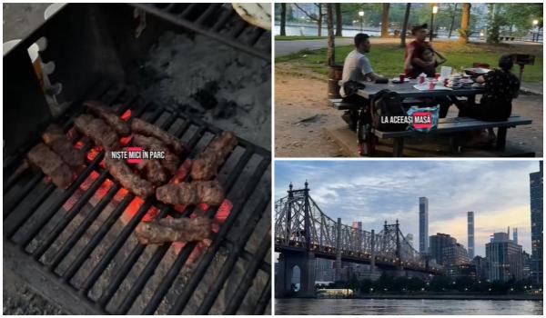 Reacţia unor familii latino când un român a aprins grătarul într-un parc din New York