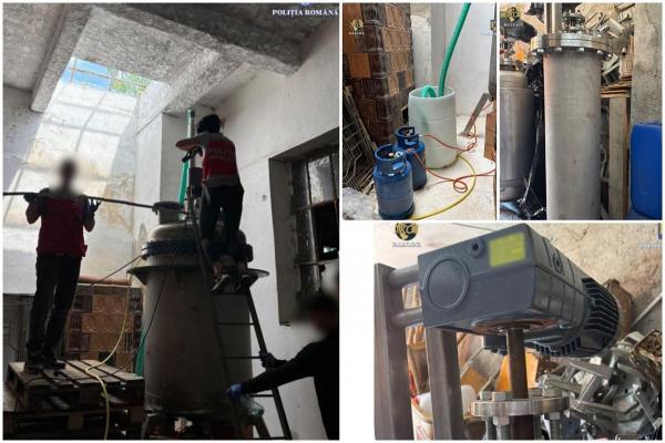 Unul dintre cele mai mari laboratoare de droguri din România, descoperit în Brașov. Ce au găsit polițiștii