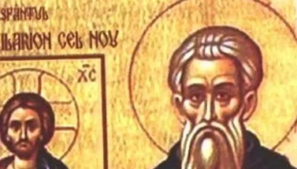 Sfântul Ilarion cel Nou este prăznuit pe 6 iunie