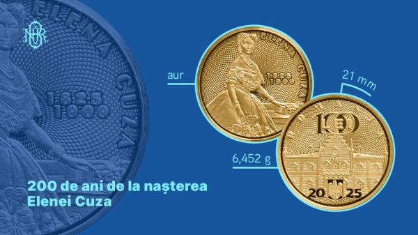 BNR lansează o nouă monedă, din aur. Costă 5.300 de lei, fără TVA