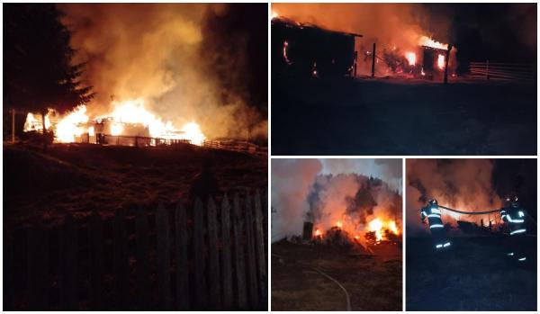 Un bătrân din Suceava s-a sinucis, supărat că a fost abandonat de fetele sale. Şi-a dat foc la casă