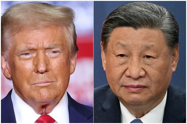 Donald Trump și Xi Jinpjng ( fotomontaj), 7 noiembrie 2024