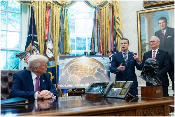 Trump anunță sistemul de apărare Golden Dome, Washington, Districtul Columbia, SUA - 20 mai 2025