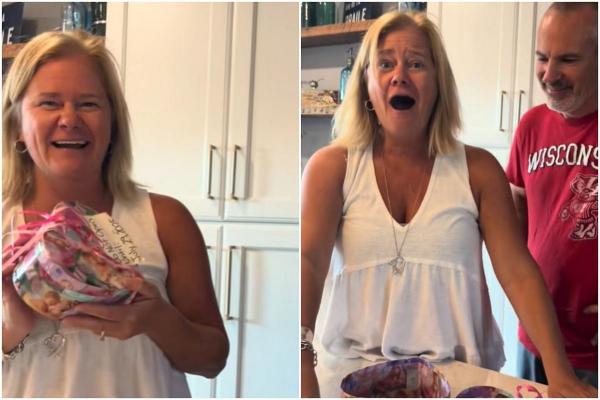 O femeie a deschis după 25 de ani o cutie misterioasă primită la nuntă. A izbucnit în lacrimi imediat după