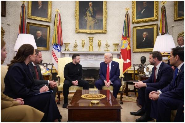 Volodimir Zelenski si Donald Trump la Casa Alba - 28 februarie, 2025