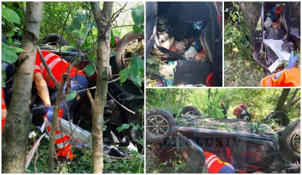 Doi soţi au murit, după ce au căzut cu maşina într-o râpă, în Iaşi